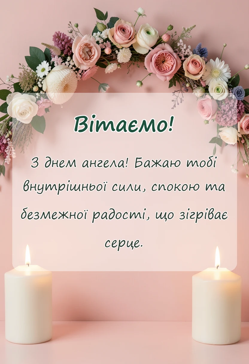 листівка з побажанням - картинки з днем ангела