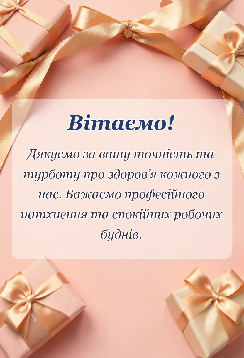 листівка з побажанням - привітання з днем фармацевта