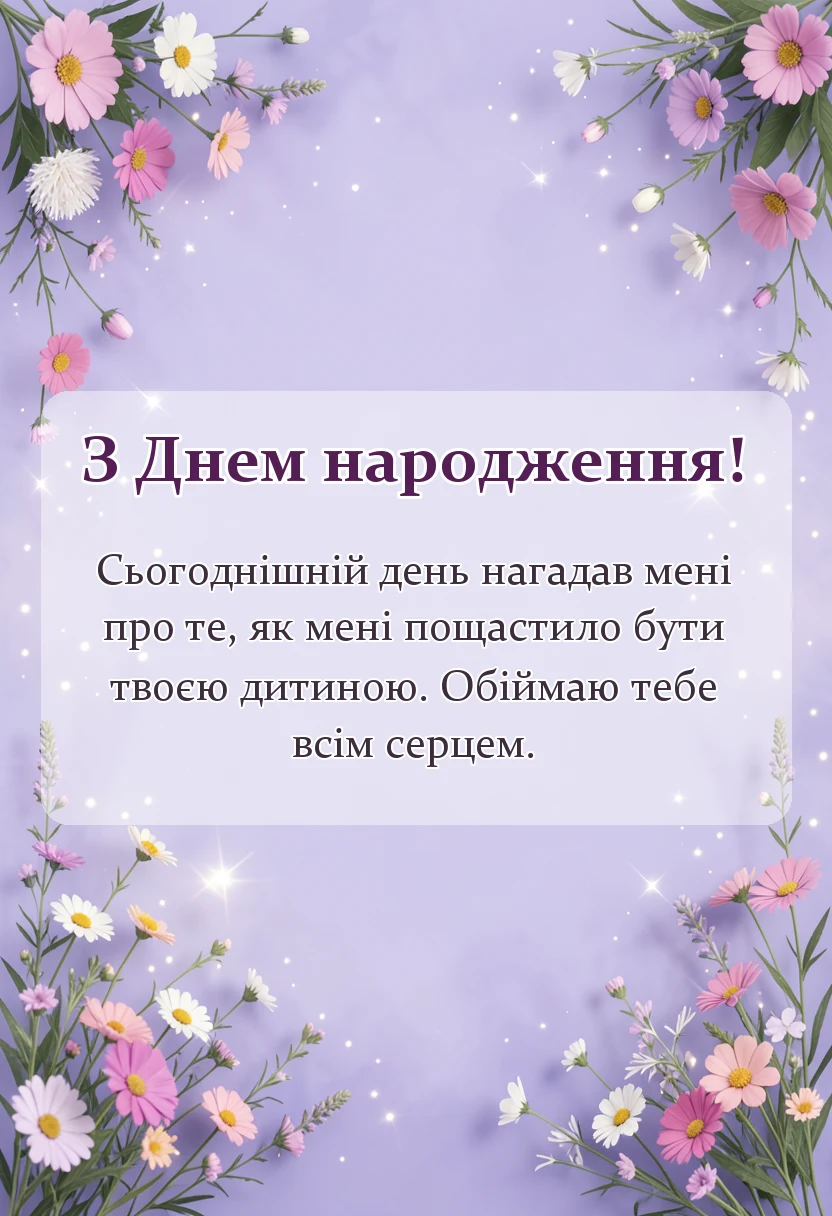 красива листівка: що можна написати для мами