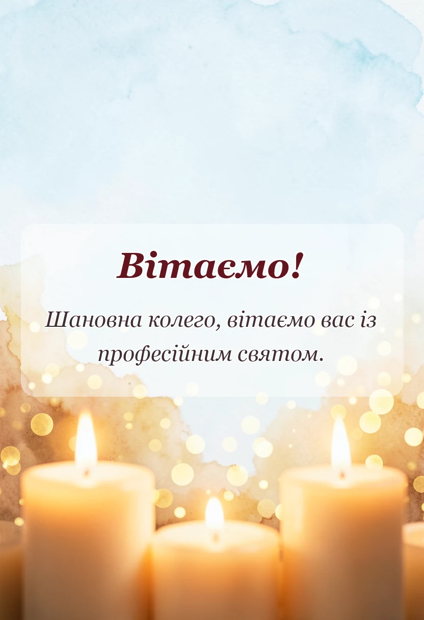 унікальна листівка - привітання з днем фармацевта