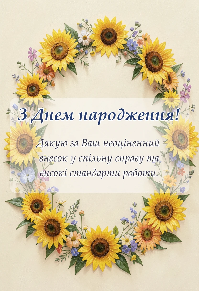 унікальна листівка - листівки з днем народження