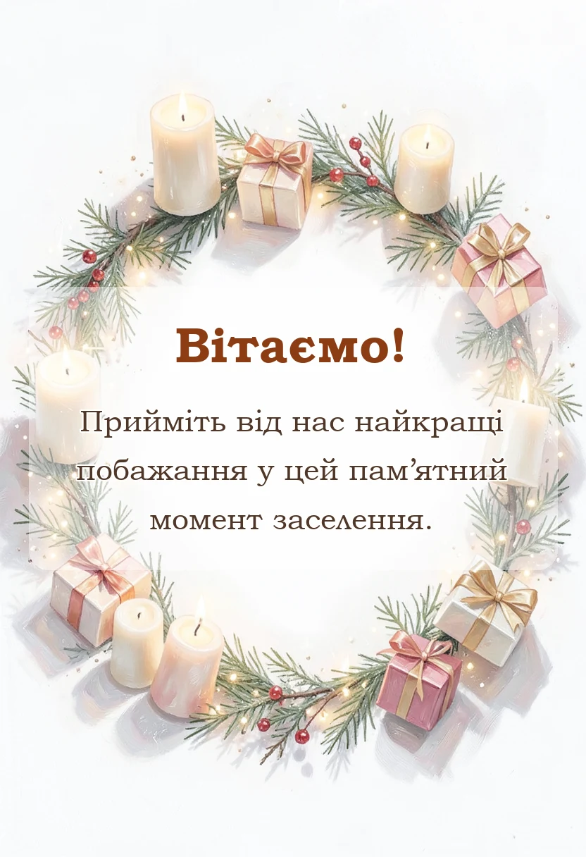 святкова картинка: що бажати на новосілля