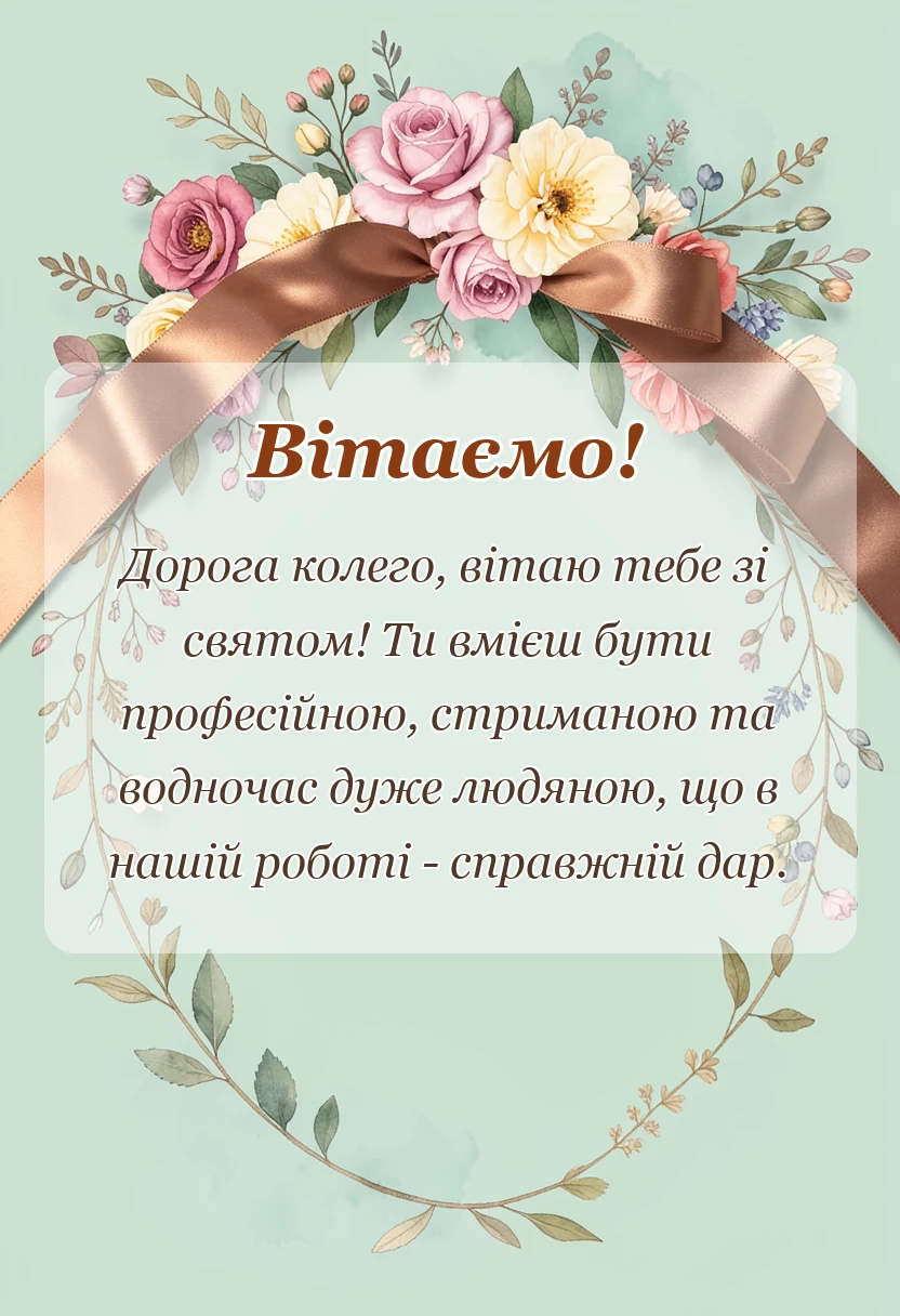 унікальна листівка - привітання з днем адміністратора цнап