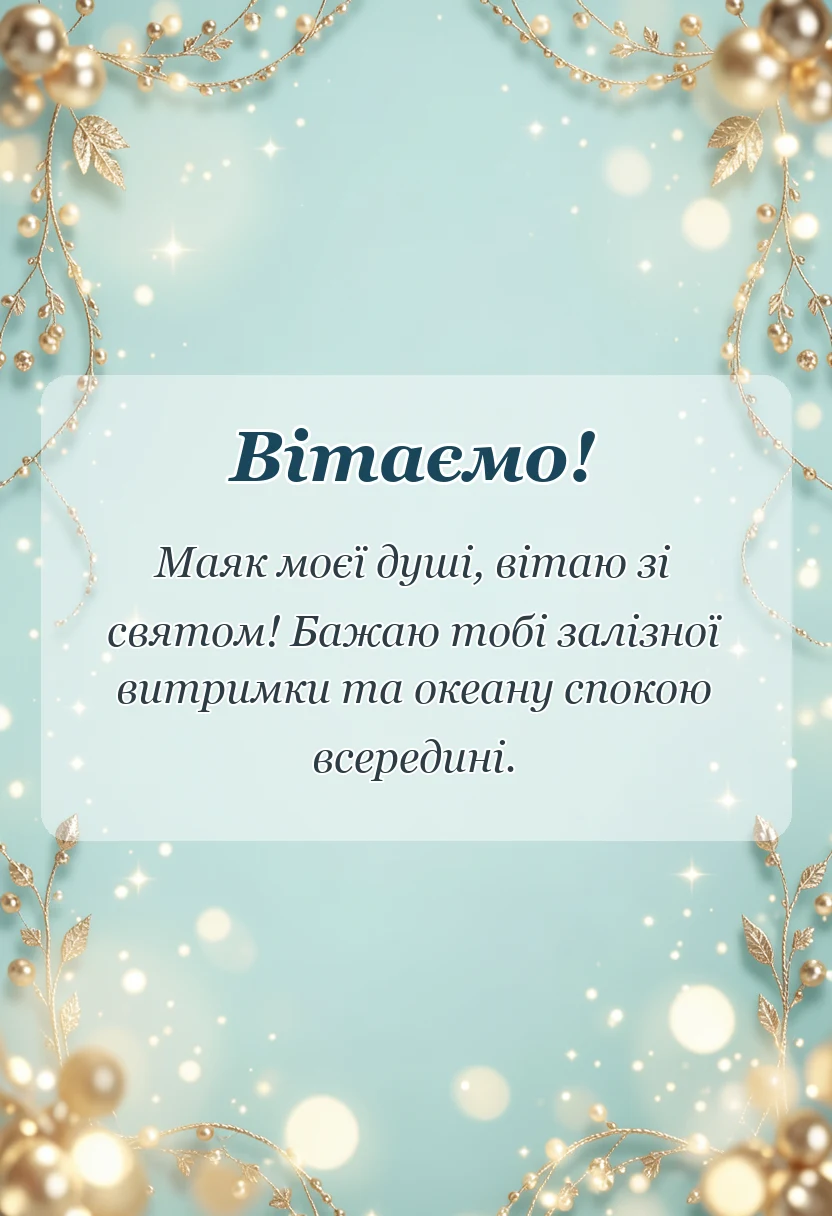 унікальна листівка - привітання з днем моряка