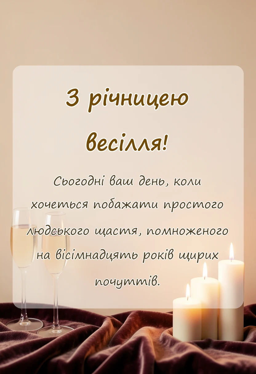 унікальна листівка - привітання з бірюзовим весіллям