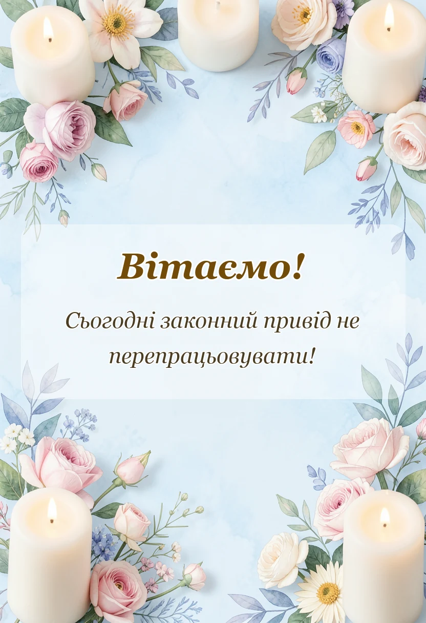 красива листівка: привітання з професійним святом своїми словами