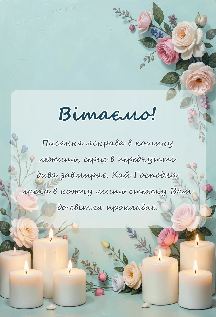 красива листівка: картинки з великоднем