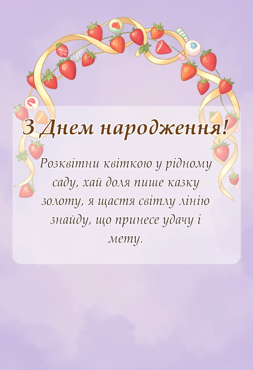 святкова картинка: підпис фото на день народження