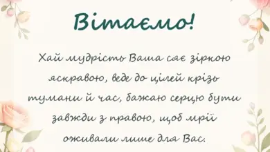 вітальна листівка - привітання з професійним святом своїми словами