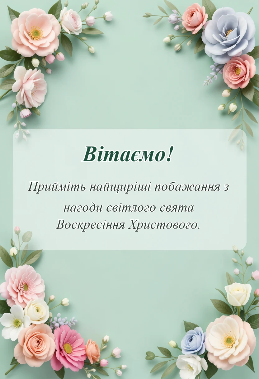 унікальна листівка - картинки з великоднем